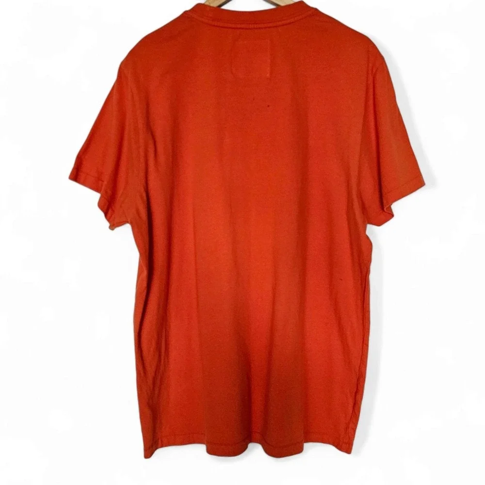 Vintage Y2K 90s Aeropostale T-Shirt Mens Size XL Orange NYC Times Square Graphic
